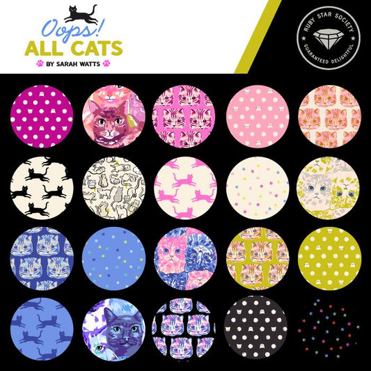 Oops All Cats by Sarah Watts : Charm Pack