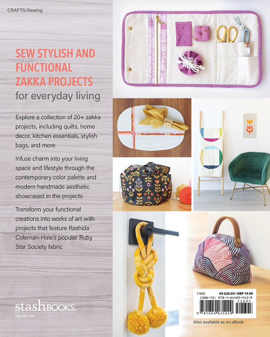 Zakka Sewn Project Book by Rashida Coleman-Hale 11602