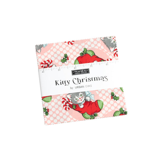 Kitty Christmas by Urban Chiks : Charm Pack