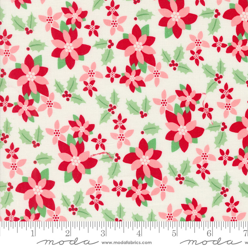 Kitty Christmas By Urban Chiks : Poinsettia Florals 31201 11