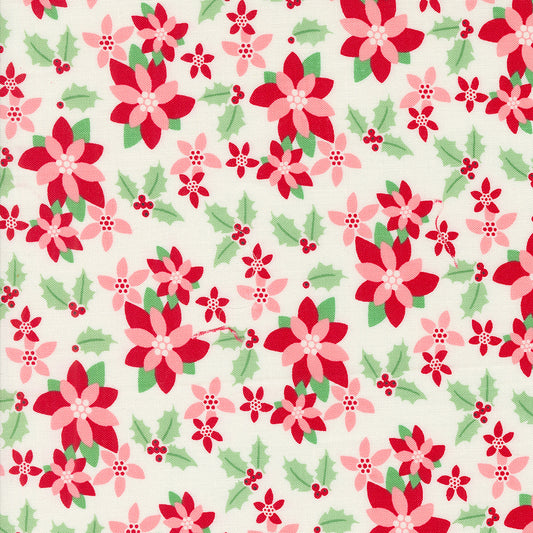 Kitty Christmas By Urban Chiks : Poinsettia Florals 31201 11