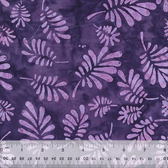 Splendor Quiltessentials 7 Batiks by Anthology Fabrics:  Palms Prince 447Q-4 (Estimated Ship Date July 2024)