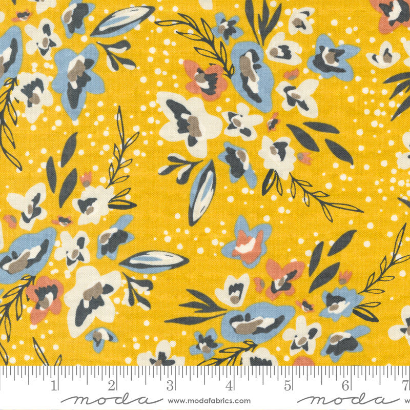 Dawn On The Prairie by Fancy That Design House - Spray and Sprig - Golden Mustard 45570 20