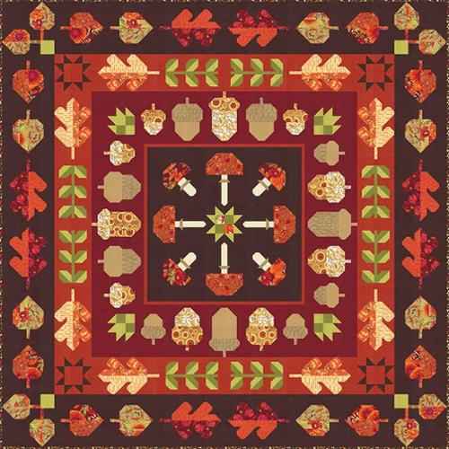 Oak Grove Square Quilt Pattern by Robin Pickens