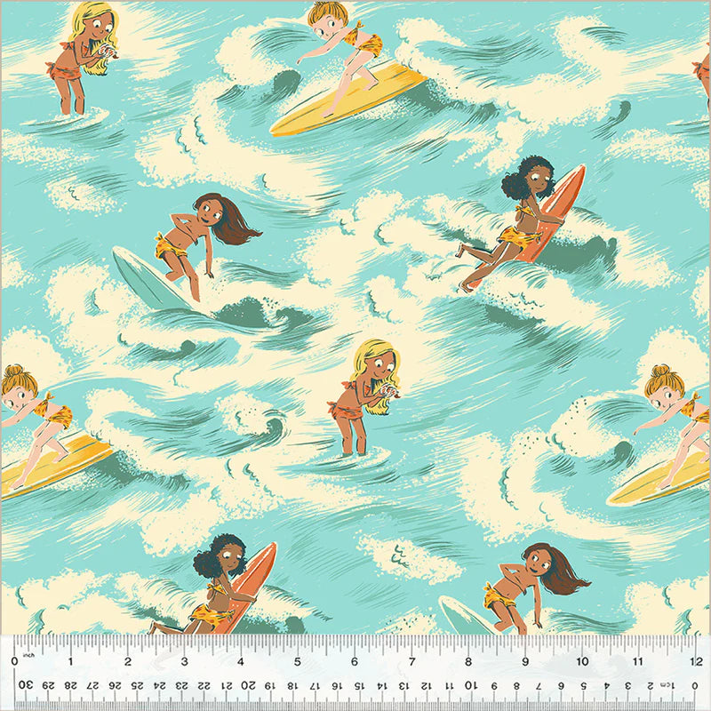 Malibu by Heather Ross : Sayulita Aquamarine 52145LC-2