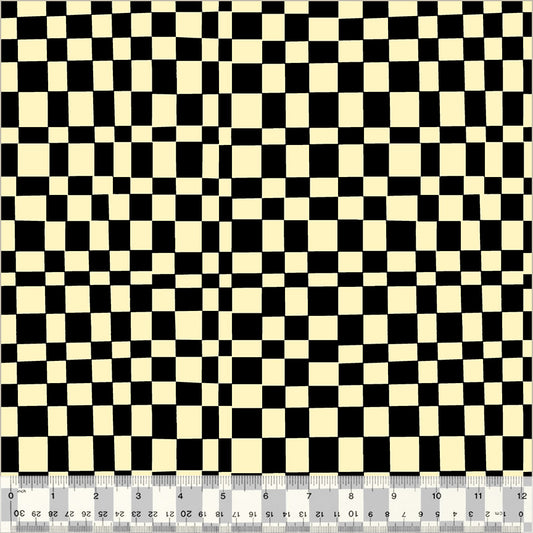 Kaleidoscope by Annabel Wrigley : Checker Ink Vanilla Custard : 54120D-11