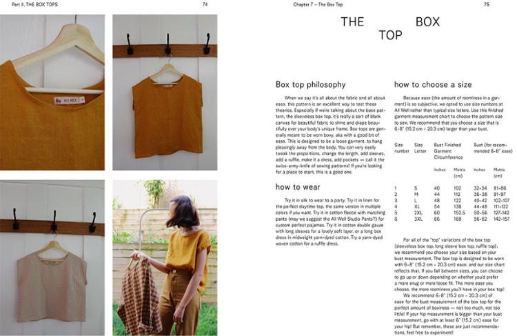 How to Sew Clothes Pattern Book by All Well Workshop