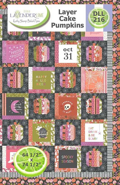 Hey Boo by Lella Boutique: Layer Cake Pumpkins Quilt Kit