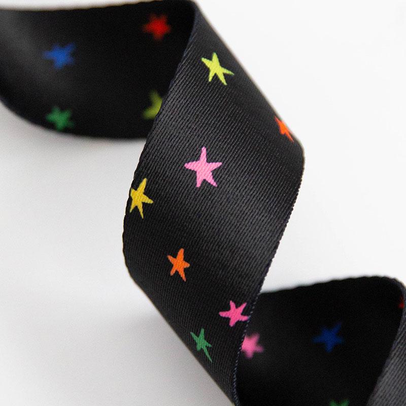 Starry by Alexia Abegg Vivid Black 1.5" Wide Webbing