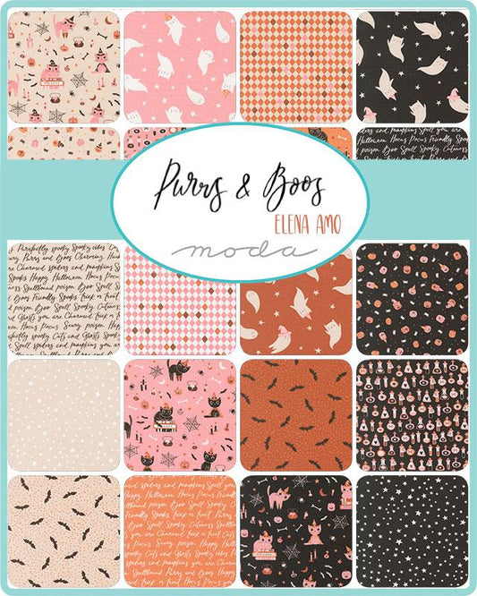 Purrs & Boos by Elena Amo : Charm Pack