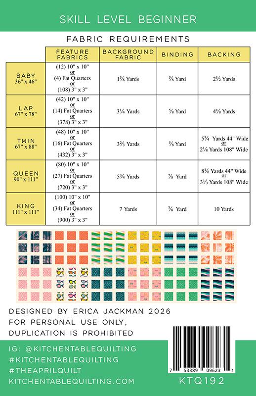 Breezy Quilt Pattern by Patch + Dot