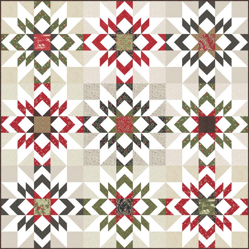 A Christmas Carol by 3 Sisters : Clara Quilt Front Shop Sample