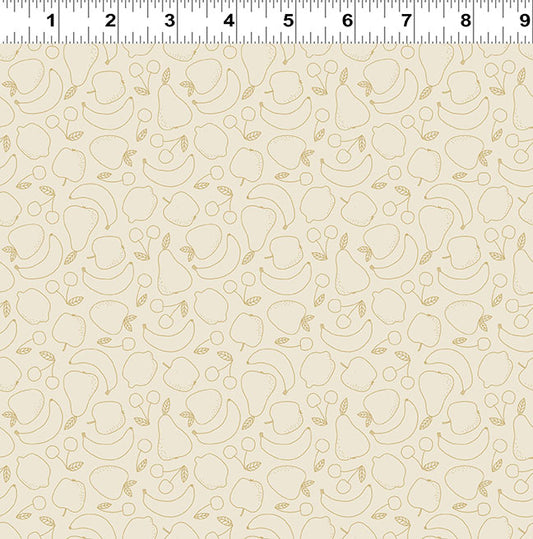 A Fruitful Life by Julia Khimich : Tonal Fruit Y4812-11 Light Khaki