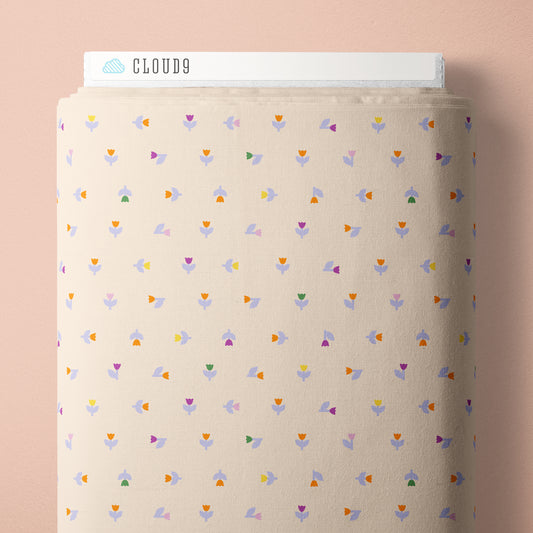 A Tulip Story by Leah Duncan : Petite Tulips Cream 229309