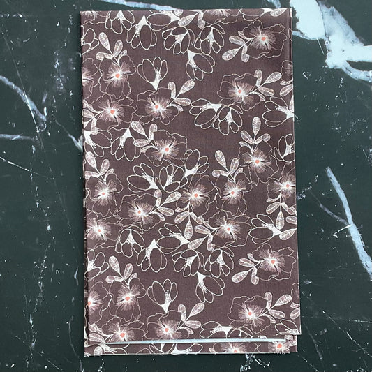 A Walk in the Woods by Lisa Dolson : SMALL FLORAL BROWN 12023521