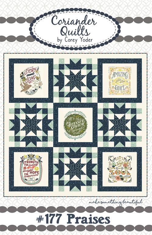 Praises Quilt Pattern by Corey Yoder of Coriander Quilts