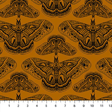Indelible Ink by Anna Maria Textiles : Cecropia Saffron AMT1008-55V