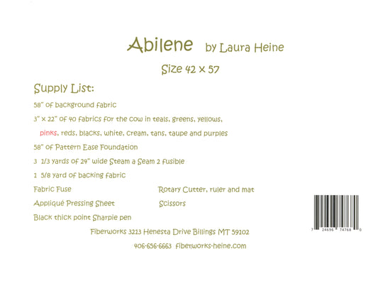 Abilene Collage # LHFWABILENE - Special Order