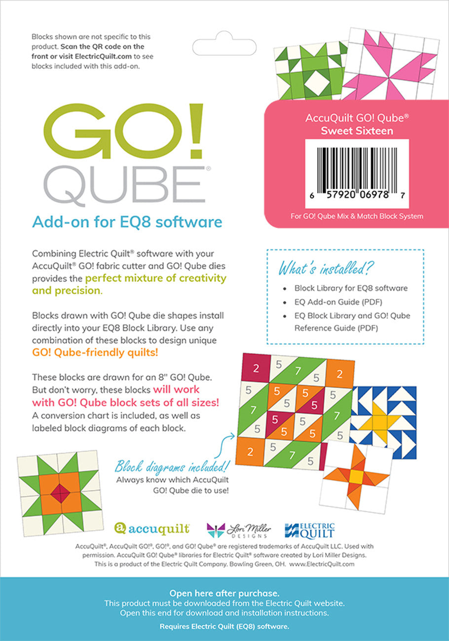 AccuQuilt Sweet Sixteen # A-AQQ16SS - Special Order