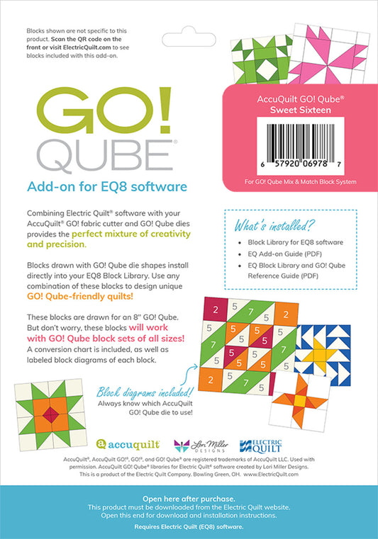 AccuQuilt Sweet Sixteen # A-AQQ16SS - Special Order