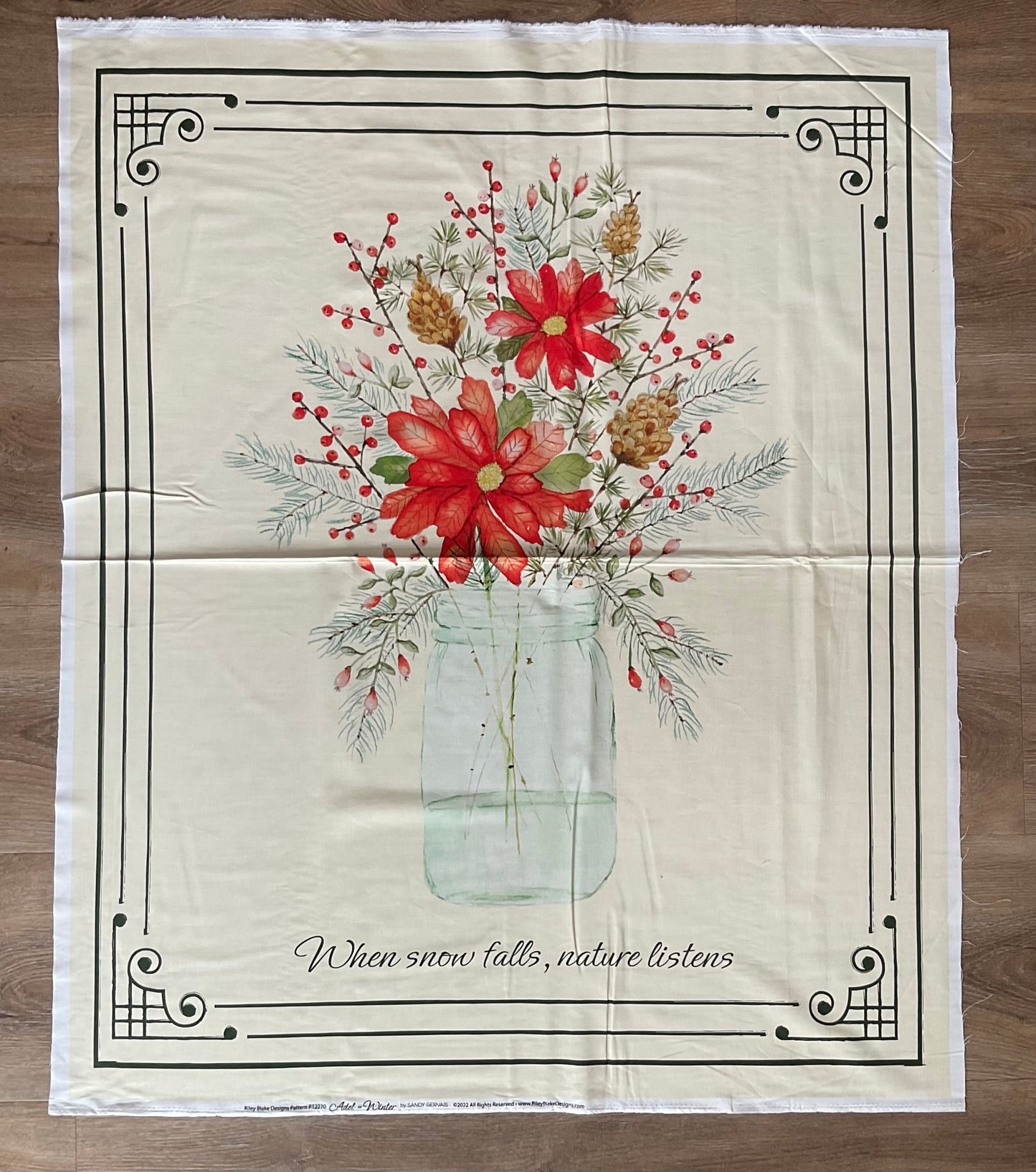 Adel in Winter Panel by Sandy Gervais Design