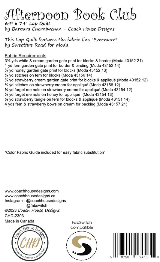 Afternoon Book Club # CHD-2303 - Special Order