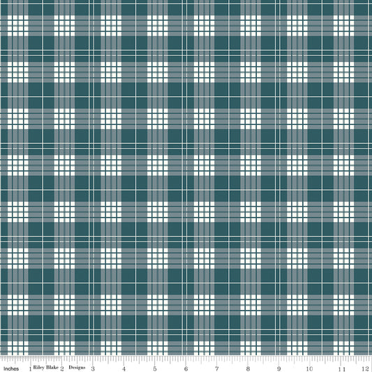 Ally's Garden by Dani Mogstad : Plaid Colonial Blue