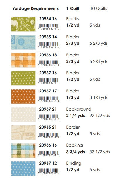 Animal Park Fun by Stacy Iest Hsu : Baby Bear Quilt Kit (Estimated Arrival January 2026)