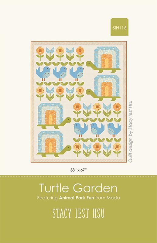 Animal Park Fun by Stacy Iest Hsu : Turtle Garden Quilt Kit