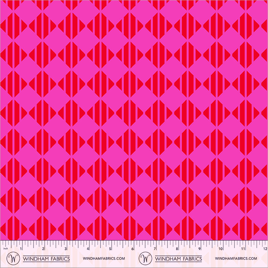Annabel's Blenders by Annabel Wrigley - Checker 55382-1 Red/Pink