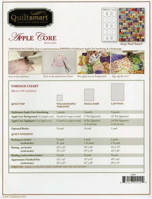 Apple Core Classic Pack by QuiltSmart