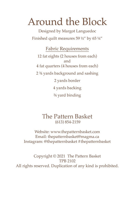 Around the Block # TPB2102 - Special Order