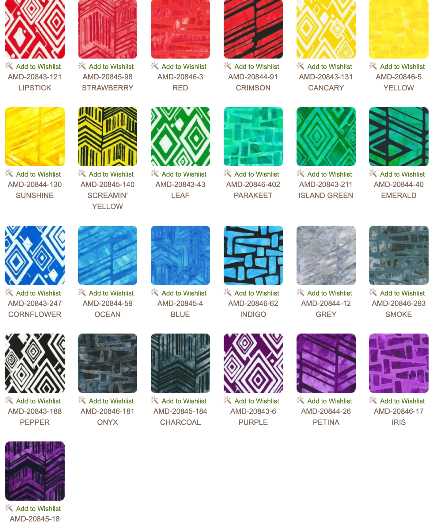 Artisan Batiks: Geo Brights by Lunn Studios : Layer Cake