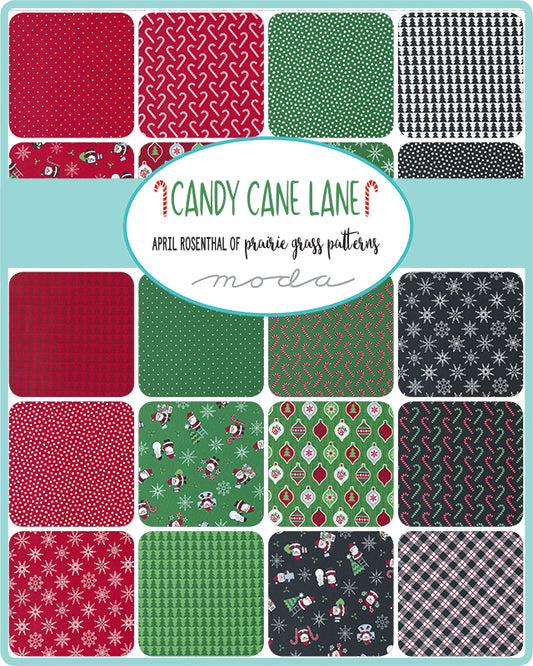 Candy Cane Lane by April Rosenthal : Mini Charm Pack