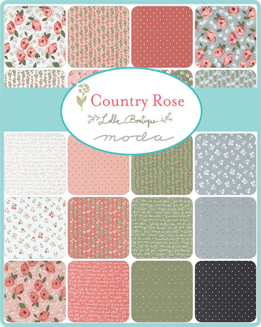 Country Rose by Lella Boutique : Mini Charm Pack
