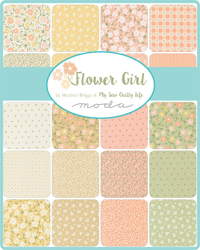 Flower Girl by My Sew Quilty Life : Mini Charm Pack