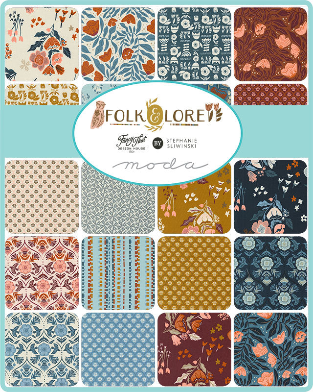 Folk & Lore by Fancy That Design House: Mini Charm Pack (Estimated Ship Date July 2024)