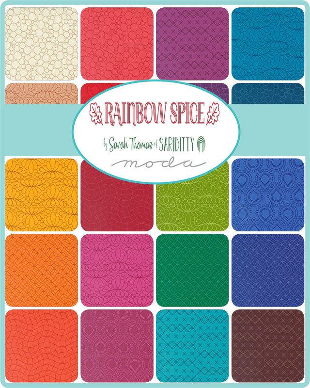 Rainbow Spice by Sariditty : Fat Quarter Bundle