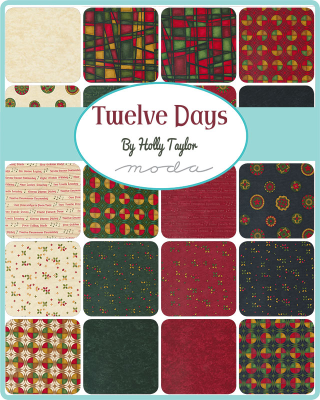 Twelve Days by Holly Taylor: Charm Pack (Estimated Ship Date July 2024)