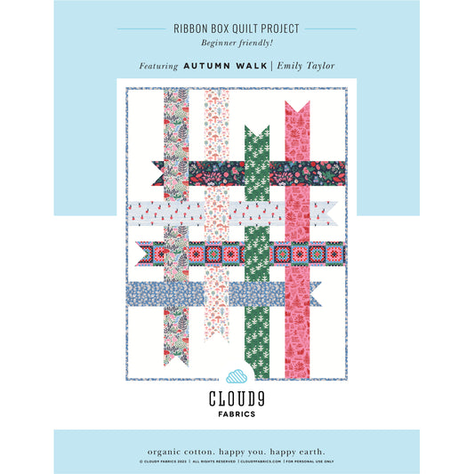 Autumn Walk by Emily Taylor: Ribbon Box Quilt Kit