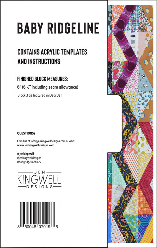 Baby Ridgeline Tempter by Jen Kingwell Designs - Special Order