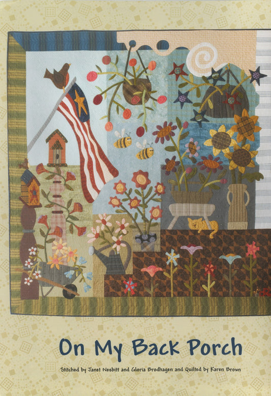 Back Porch Quilts Applique Project Book by Janet Nisbit - Special Order