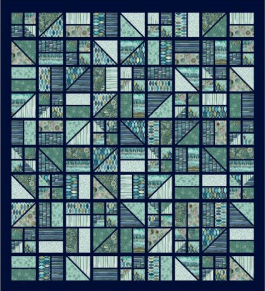 Backslash Quilt Pattern by Robin Pickens