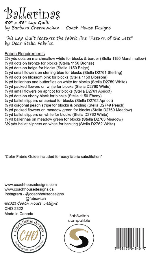 Ballerinas # CHD-2322 - Special Order