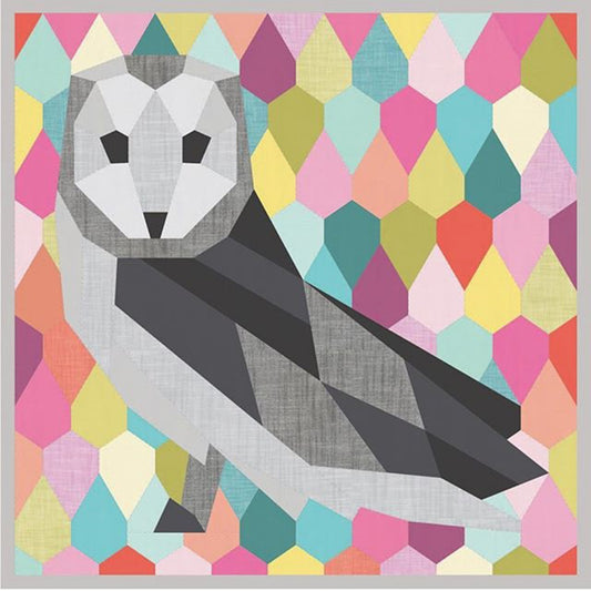 Barn Owl English Paper Piecing Pattern by Violet Craft