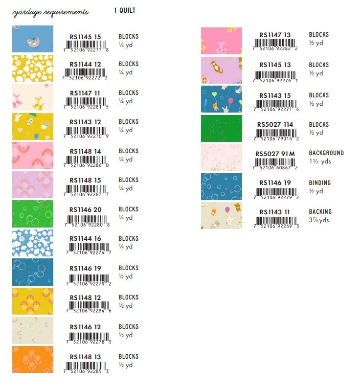 Float by Rashida Coleman-Hale : Barnaby Quilt Kit
