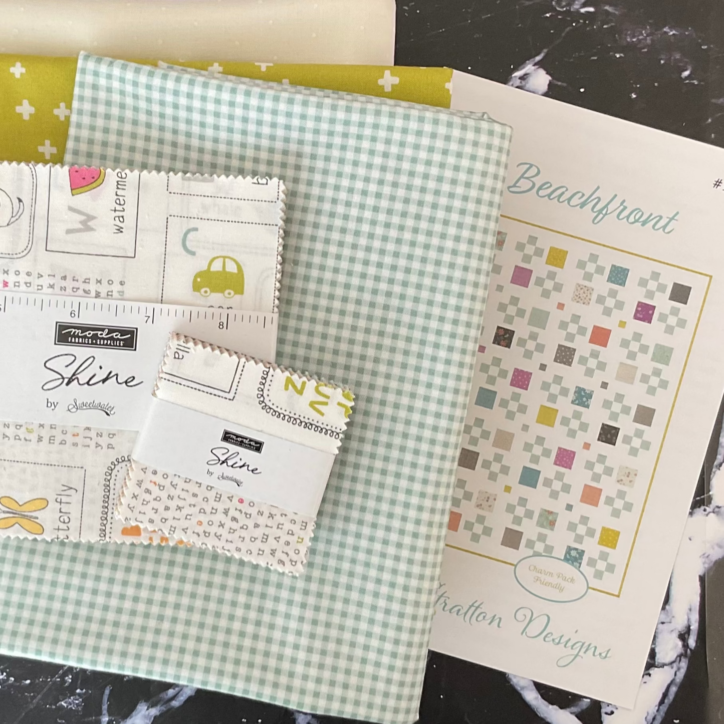 Beachfront Quilt Kit featuring Shine by Sweetwater