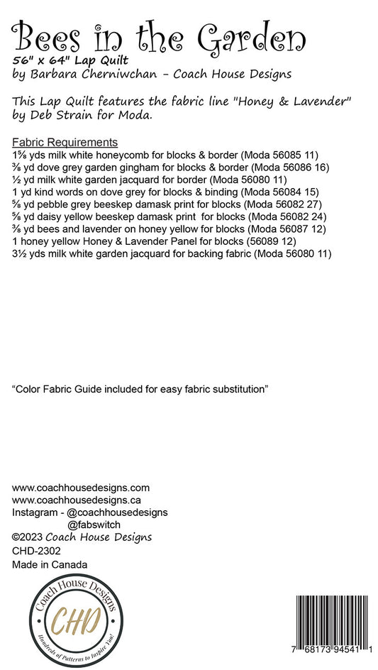Bees in the Garden # CHD-2302 - Special Order