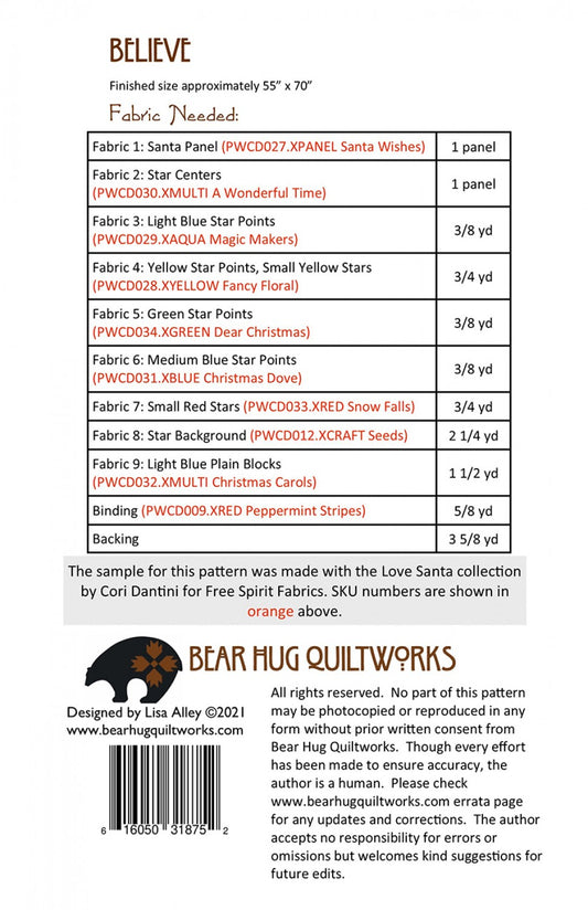 Believe # BHQ-224 - Special Order