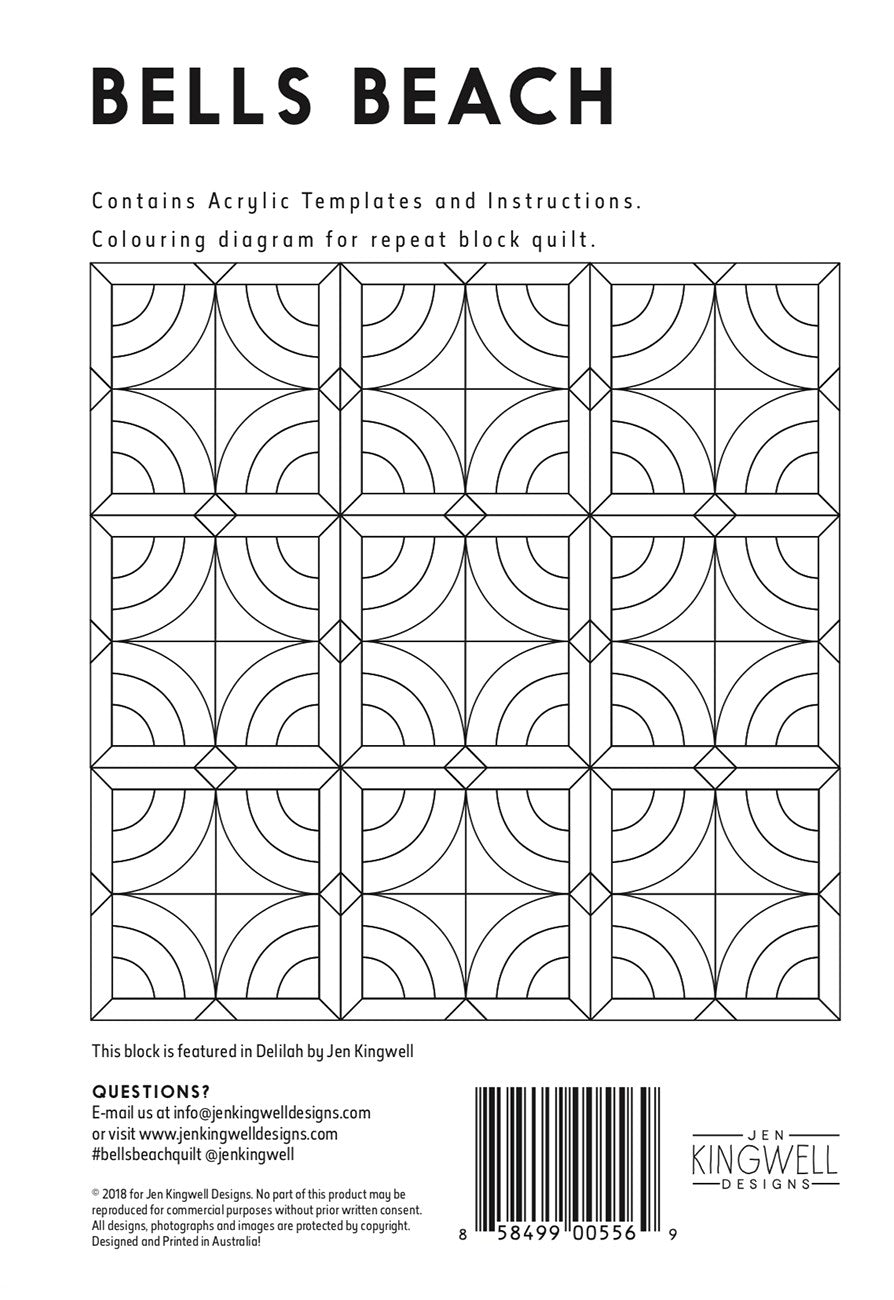 Bells Beach Tempter by Jen Kingwell Designs - Special Order